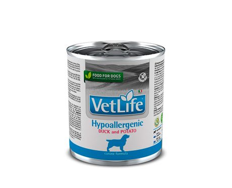 Vet Life Canino Paté Hypoallergenic Duck And Potato