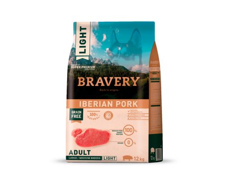 Bravery Light Large/Medium Breeds Adult Iberian Pork