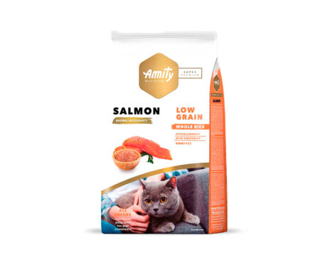 Amity Super Premium Gato Low Grain Salmon Adult Cat