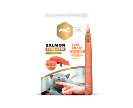 Amity Super Premium Gato Low Grain Salmon Adult Sterilized