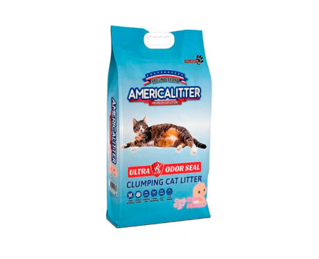 Arena America Litter Ultra Odor Seal Talco Bebe